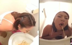 Des Japonaises malades qui vomissent et font caca